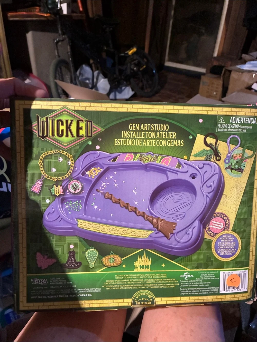 Wicked Purple Gem Art Studio Craft Kit for Kids